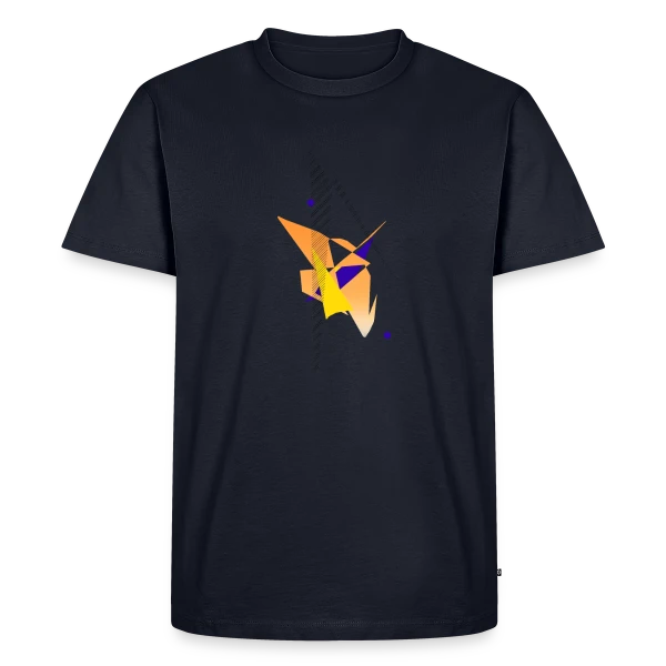 Formes Abstraites Dynamiques sur T-shirt Premium bio Homme