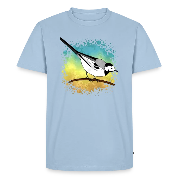 Bergeronnette Aquarelle sur T-shirt Premium bio Homme