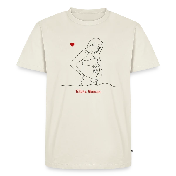 Future Maman : Douce Attente sur T-shirt Premium bio Homme