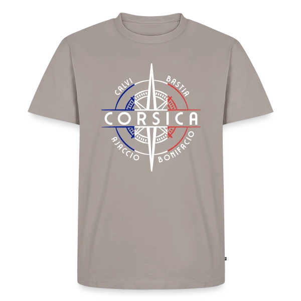 Emblème Corse Stylisé sur T-shirt Premium bio Homme