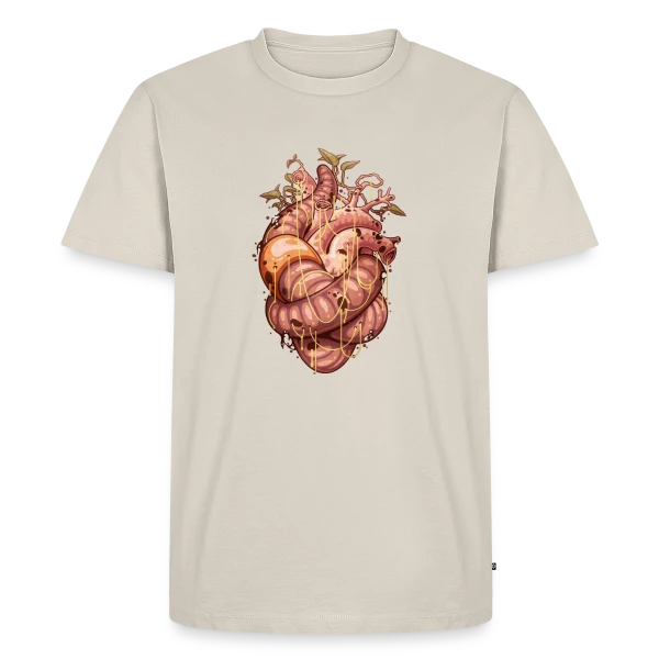 Cœur Intemporel sur T-shirt Premium bio Homme