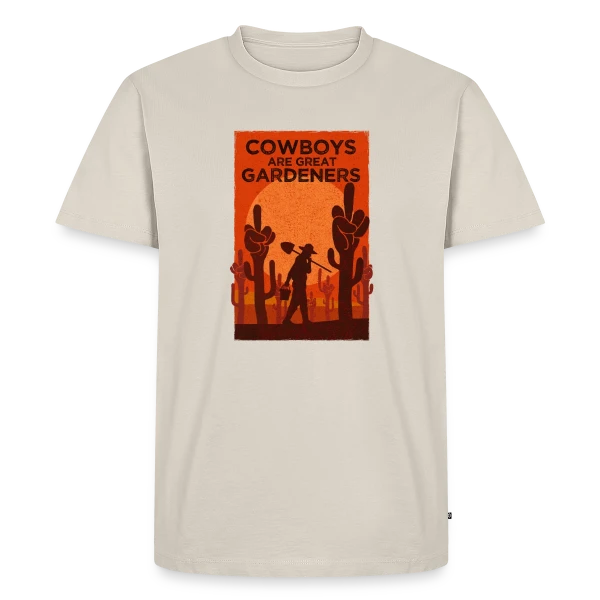 Jardinier du Far West sur T-shirt Premium bio Homme