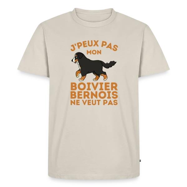 Humour Mon Bouvier Bernois sur T-shirt Premium bio Homme