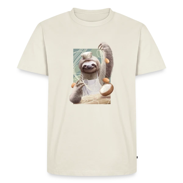Paresseux Maître des Nouilles sur T-shirt Premium bio Homme