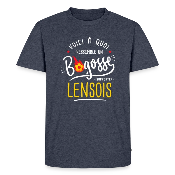 Supporter Lensois Bogosse : Fier de Lens sur T-shirt Premium bio Homme