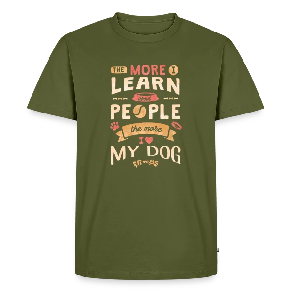 Mon Chien Mon Amour sur T-shirt Premium bio Homme