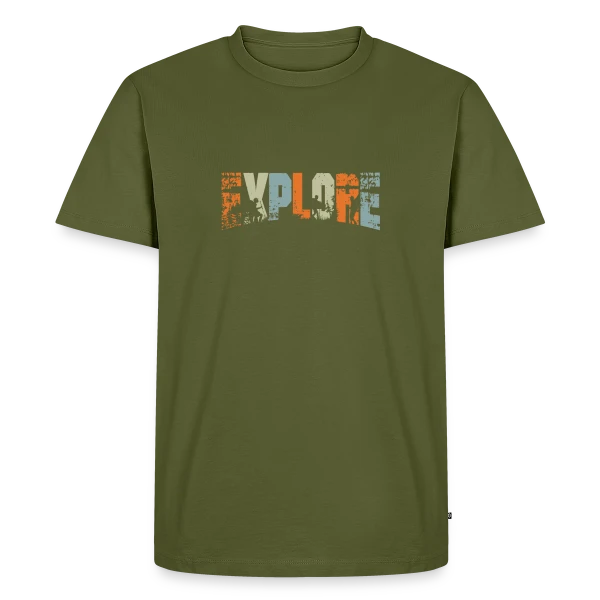 Esprit Aventure Rétro sur T-shirt Premium bio Homme