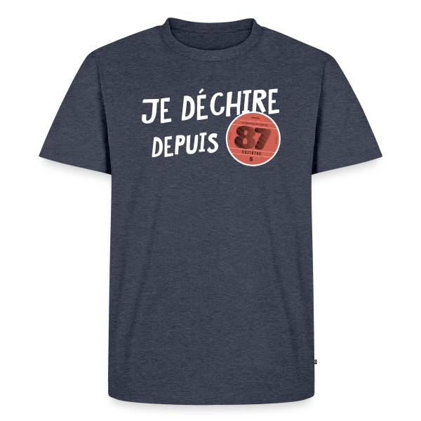 Je déchire depuis 1987 - Anniversaire Rétro sur T-shirt Premium bio Homme