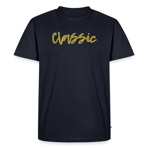 Classique Doré Élégant sur T-shirt Premium bio Homme