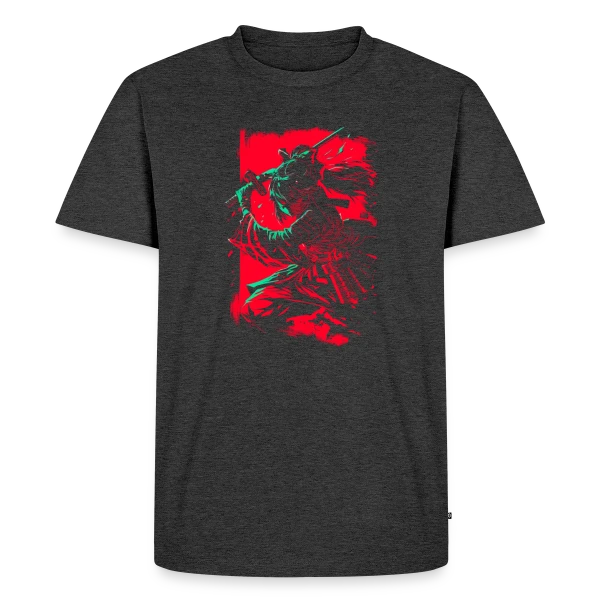 Fille Samurai Anime au Katana sur T-shirt Premium bio Homme