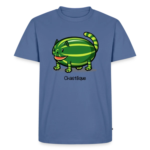 Chastèque : Le Chat Pastèque Original sur T-shirt Premium bio Homme