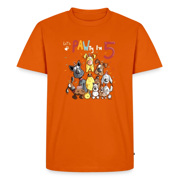 5 ans, Ma Fête Canine sur T-shirt Premium bio Homme