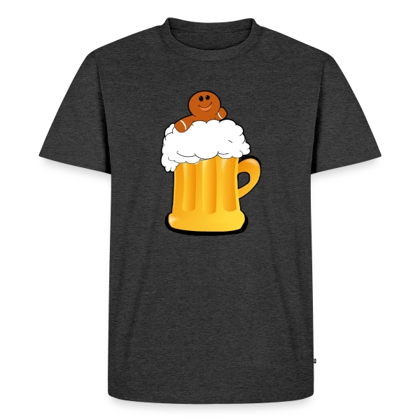 Maquette de T-shirt Premium bio Homme « Piscine Bière Alsacienne » à personnaliser
