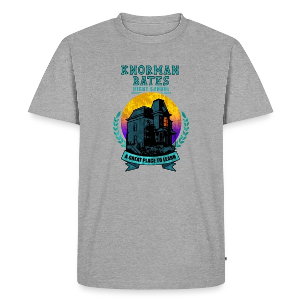 Knorman Bates : Cours du Soir sur T-shirt Premium bio Homme