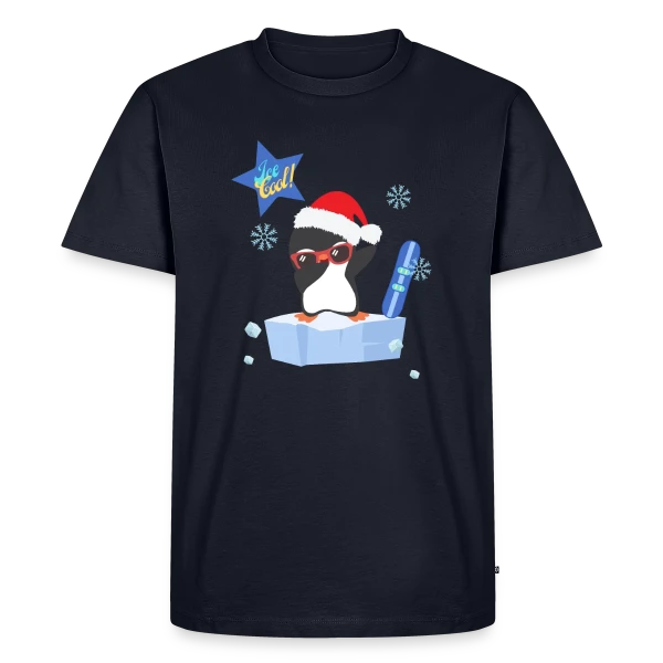 Pingouin Dab Noël Cool sur T-shirt Premium bio Homme