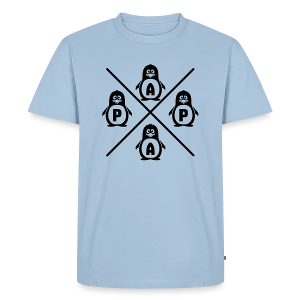 Papa Pingouin Adorable sur T-shirt Premium bio Homme