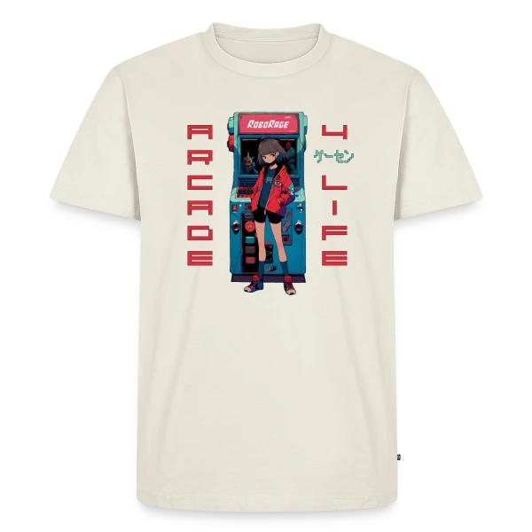 Fille Anime Gaming - Arcade 4 Life sur T-shirt Premium bio Homme