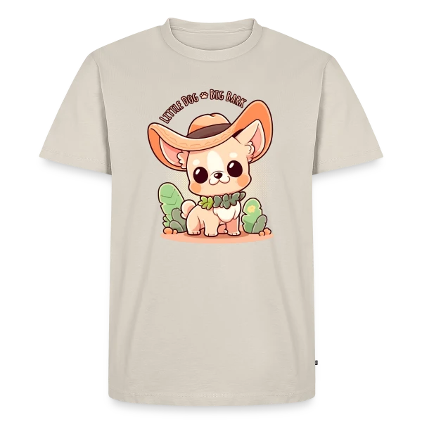 Chihuahua Kawaii - Petit Chien, Grande Voix sur T-shirt Premium bio Homme
