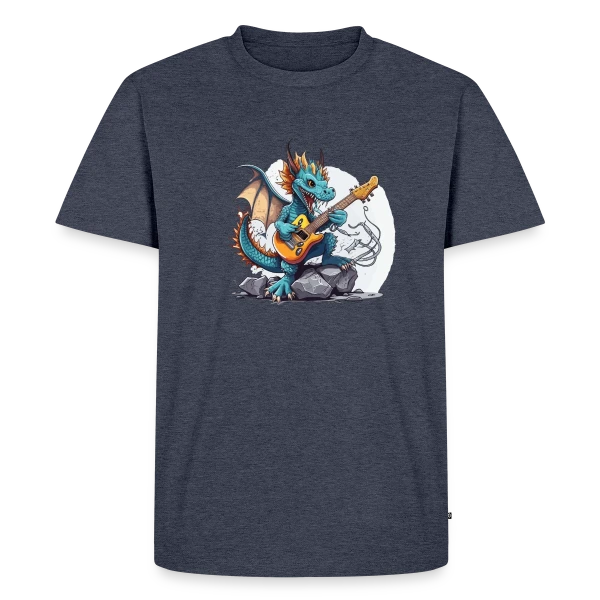 Dragon Rocker : La Légende Musicale sur T-shirt Premium bio Homme