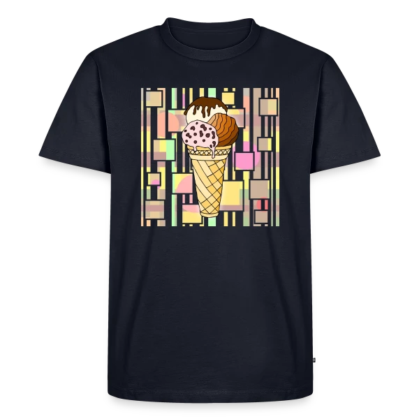 Plaisir Glacé Gourmand sur T-shirt Premium bio Homme