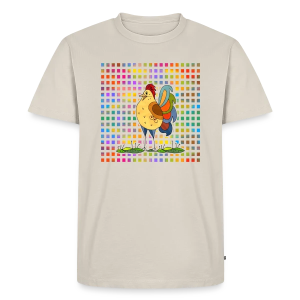 Coq Fier sur T-shirt Premium bio Homme