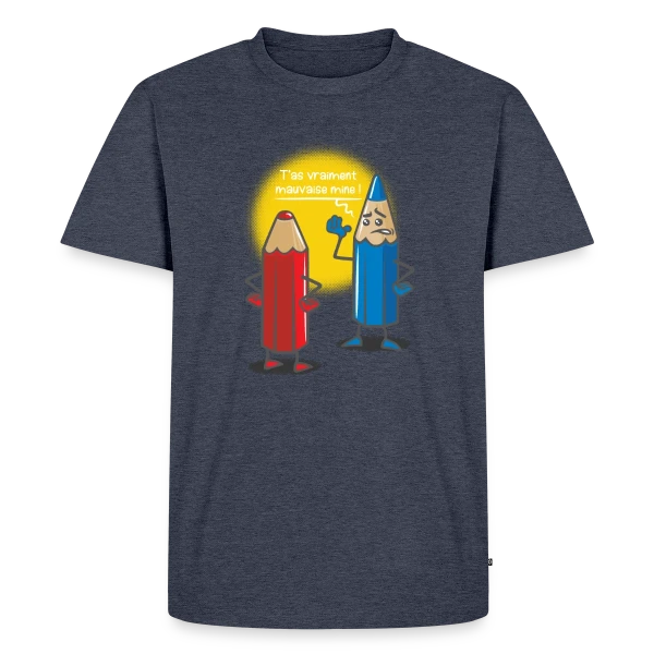 Humour: Mauvaise Mine sur T-shirt Premium bio Homme