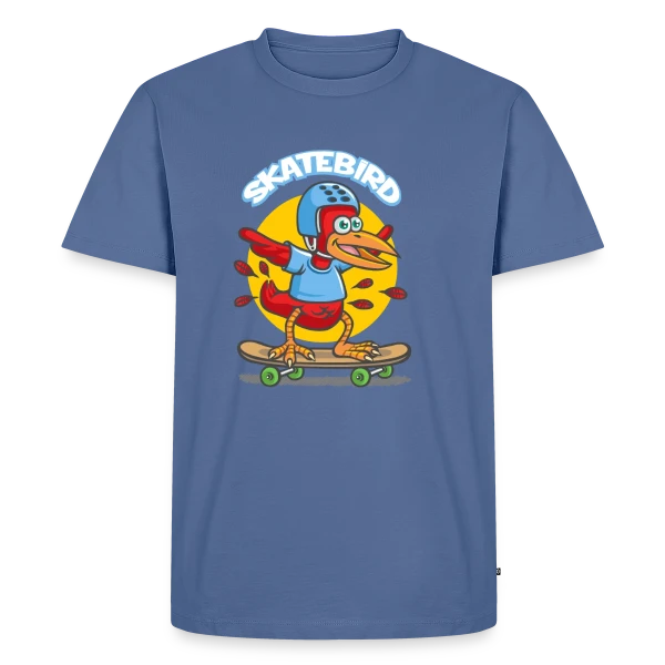 Skatebird : L'oiseau skater sur T-shirt Premium bio Homme