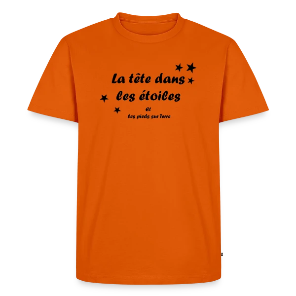 La tête dans les étoiles sur T-shirt Premium bio Homme