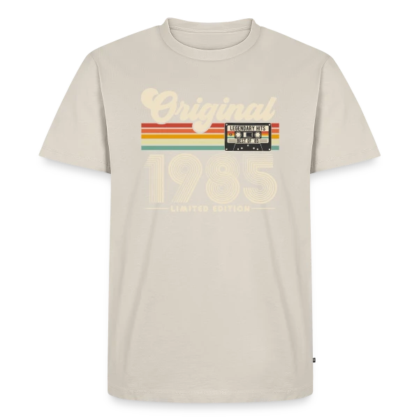 Année Originale 1985 Rétro sur T-shirt Premium bio Homme
