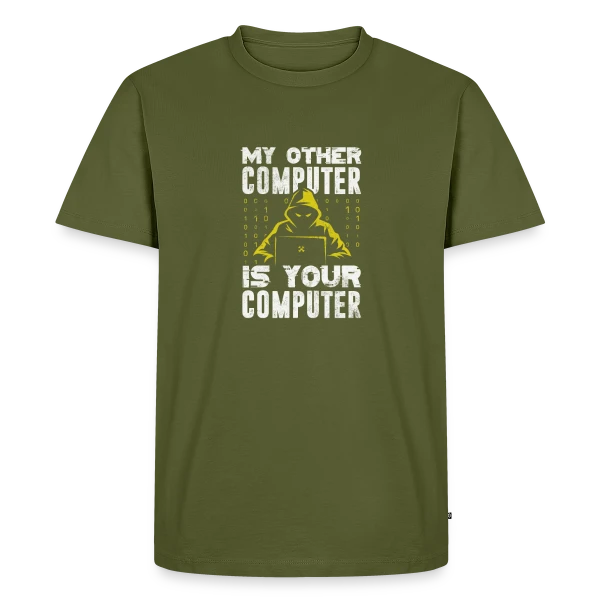 Hacker - Le Maître du Code sur T-shirt Premium bio Homme
