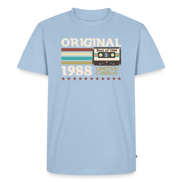 Anniversaire Vintage 1988 sur T-shirt Premium bio Homme