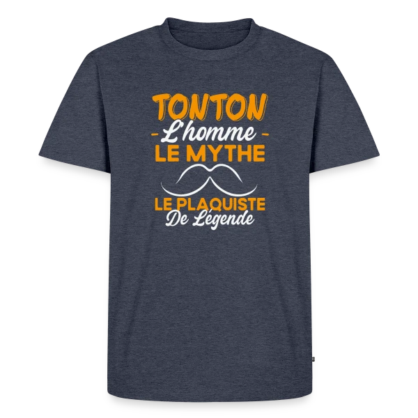 Tonton Le Plaquiste de Légende - Cadeau Humour sur T-shirt Premium bio Homme