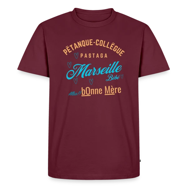 Mots Doux de Marseille sur T-shirt Premium bio Homme