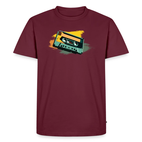 Cassette Pop Art sur T-shirt Premium bio Homme