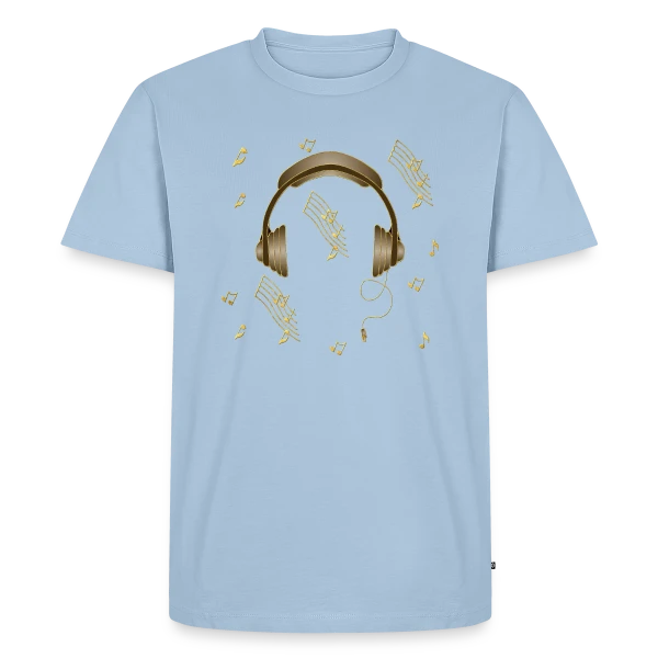 Casque Audio : Rythme & Style sur T-shirt Premium bio Homme
