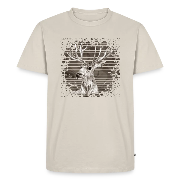 Esprit Cerf Majestueux sur T-shirt Premium bio Homme