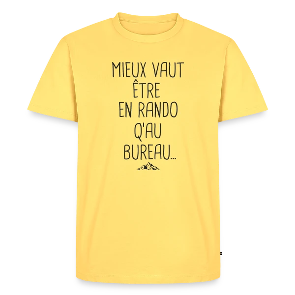 Randonnée Humour: Le Cadeau Idéal pour Randonneurs sur T-shirt Premium bio Homme