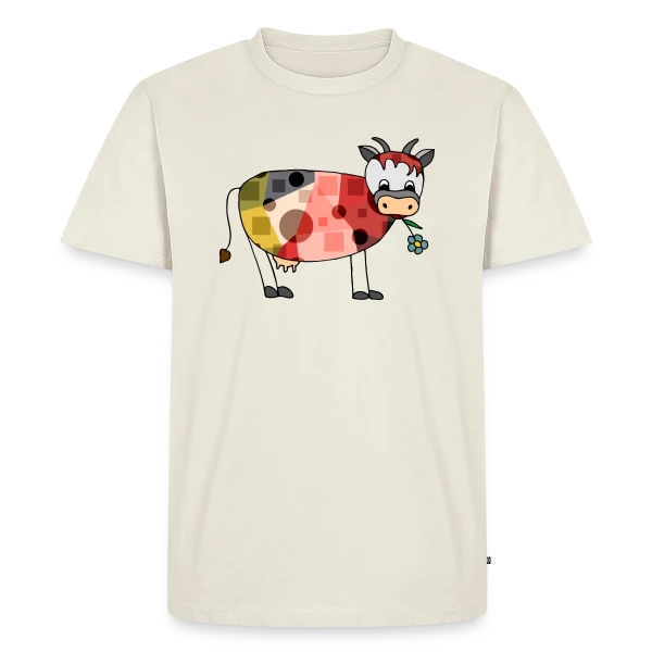 La Vache Rigolote sur T-shirt Premium bio Homme