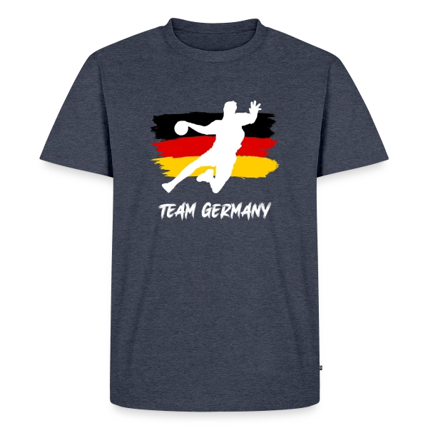 Équipe de Handball Allemagne : Passion Germanique sur T-shirt Premium bio Homme