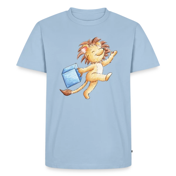 Lion Voyageur Joyeux sur T-shirt Premium bio Homme