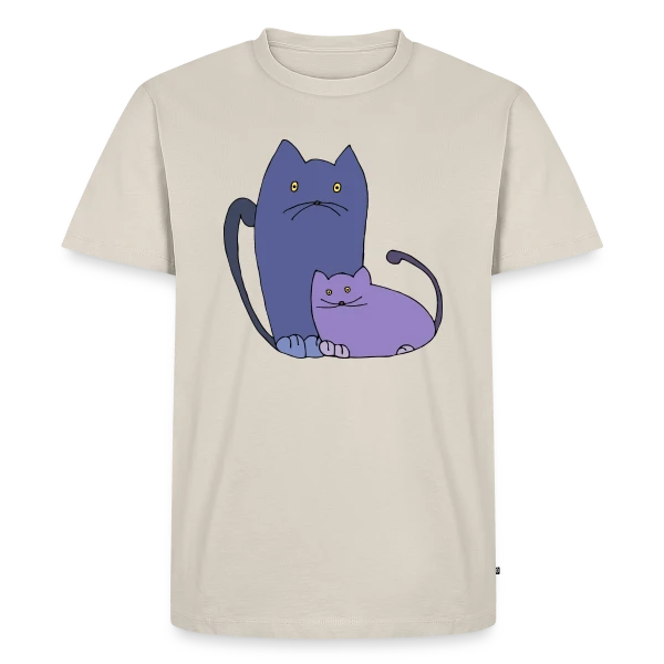 Amour Félin sur T-shirt Premium bio Homme