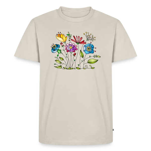 Douceur Florale sur T-shirt Premium bio Homme
