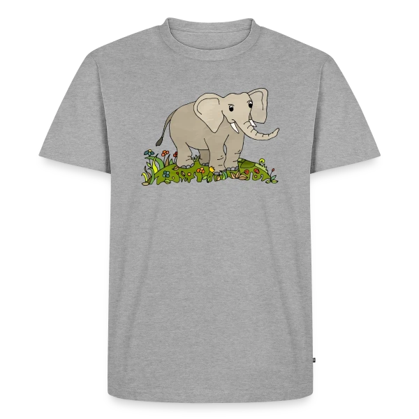 L'Éléphant Majestueux sur T-shirt Premium bio Homme
