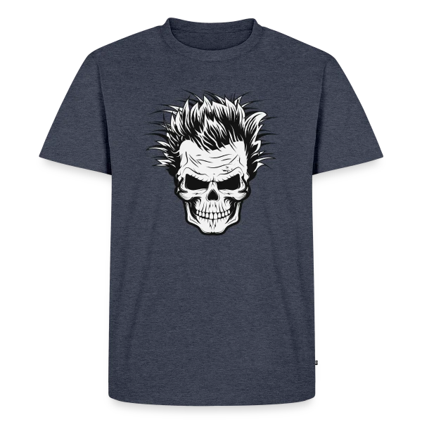 Crâne de Savant Fou sur T-shirt Premium bio Homme