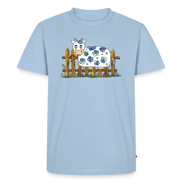 La Vache Rigolote sur T-shirt Premium bio Homme