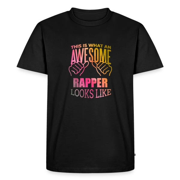 "Rap Rap Rap" Style Urbain Hip-Hop sur T-shirt Premium bio Homme