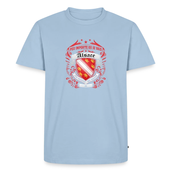 Alsace Mon Cœur Ma Maison sur T-shirt Premium bio Homme