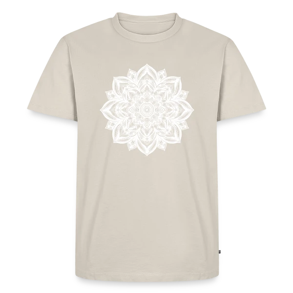 Mandala Floral Yoga sur T-shirt Premium bio Homme