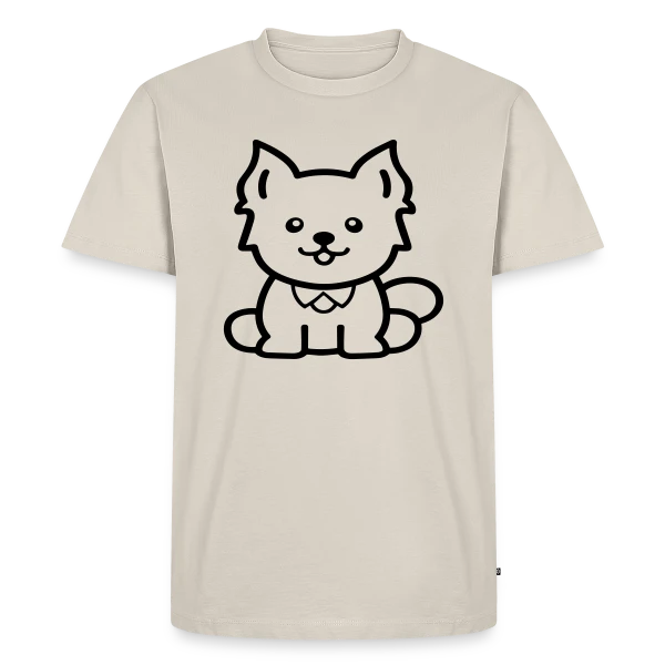 Petit Chien Mignon sur T-shirt Premium bio Homme