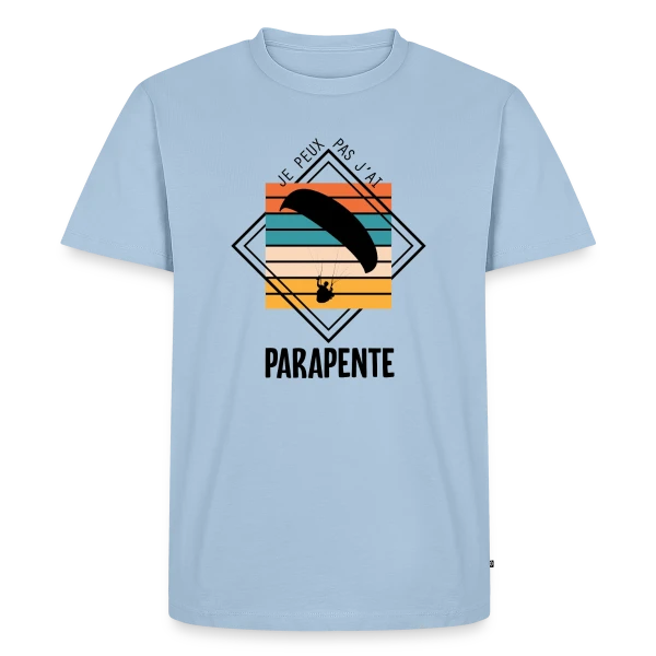 Humour : Je Peux Pas J'ai Parapente sur T-shirt Premium bio Homme